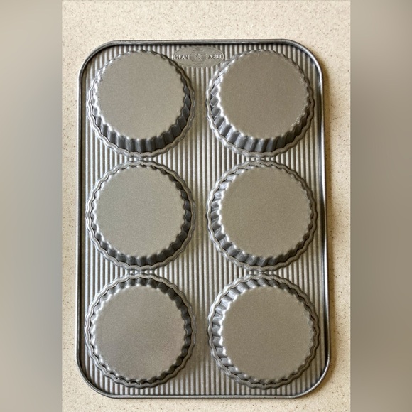 USA Pan Fluted Mini Tart Pan - Excellent Condition Like New - Picture 2 of 2